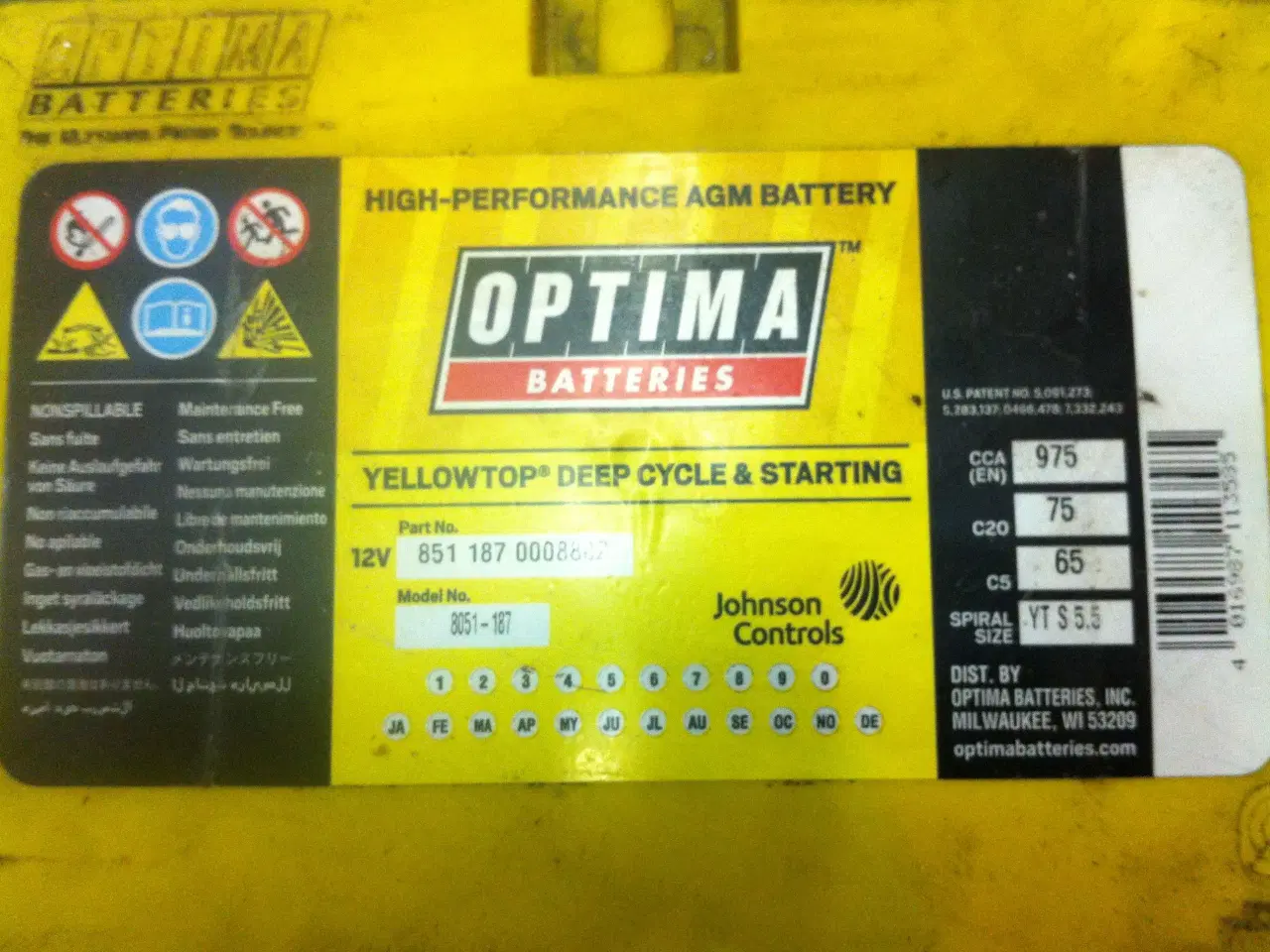 Billede 1 - Optima Batteri