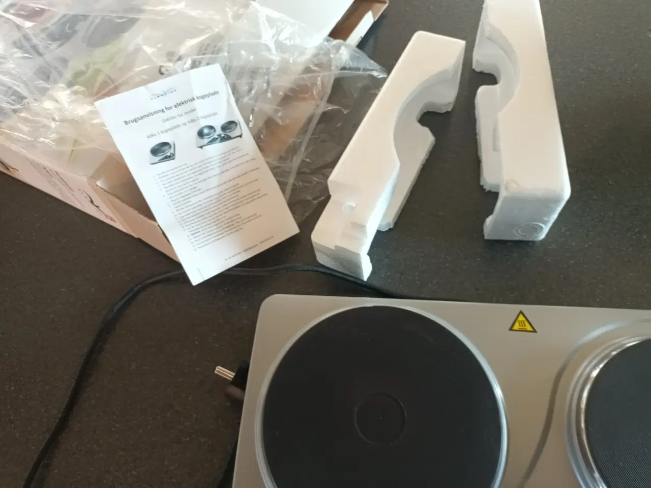 Billede 3 - Albaline  Elektrisk dobbelt kogeplade.