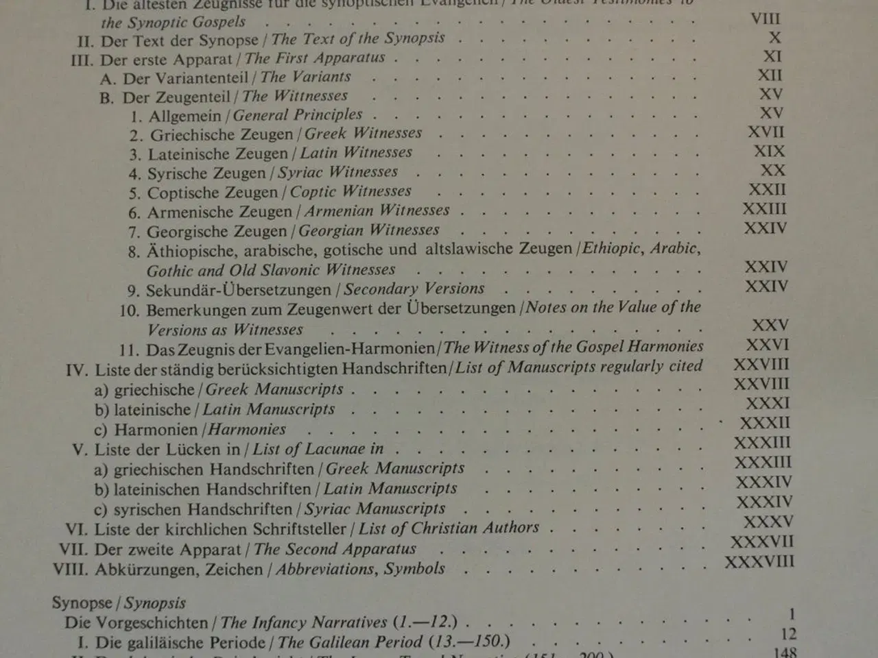 Billede 3 - synopse der drei ersten evangelien - synopsis of t