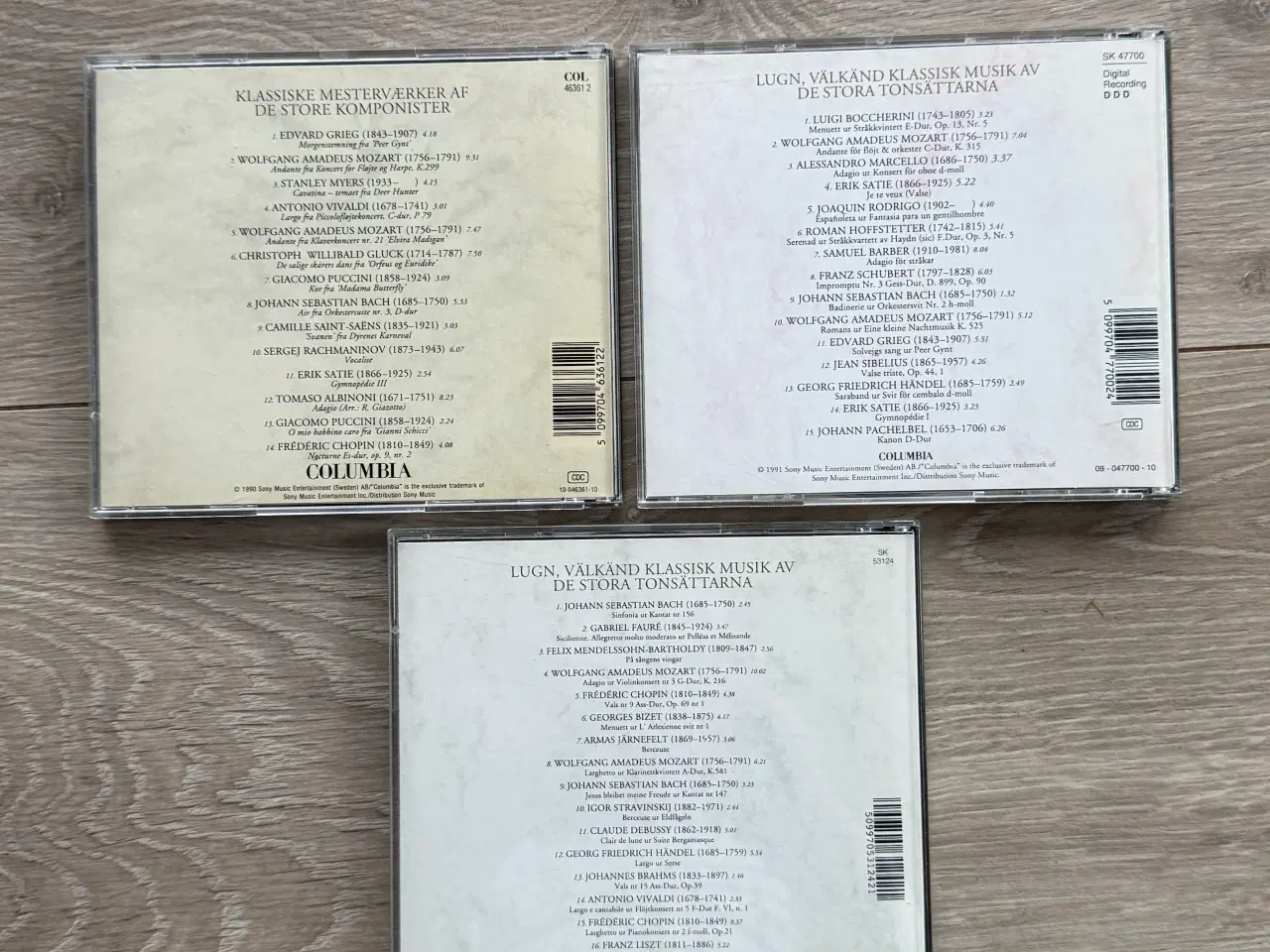 Billede 2 - KLASSISKE MESTERVÆRKER- 3 CD’ER