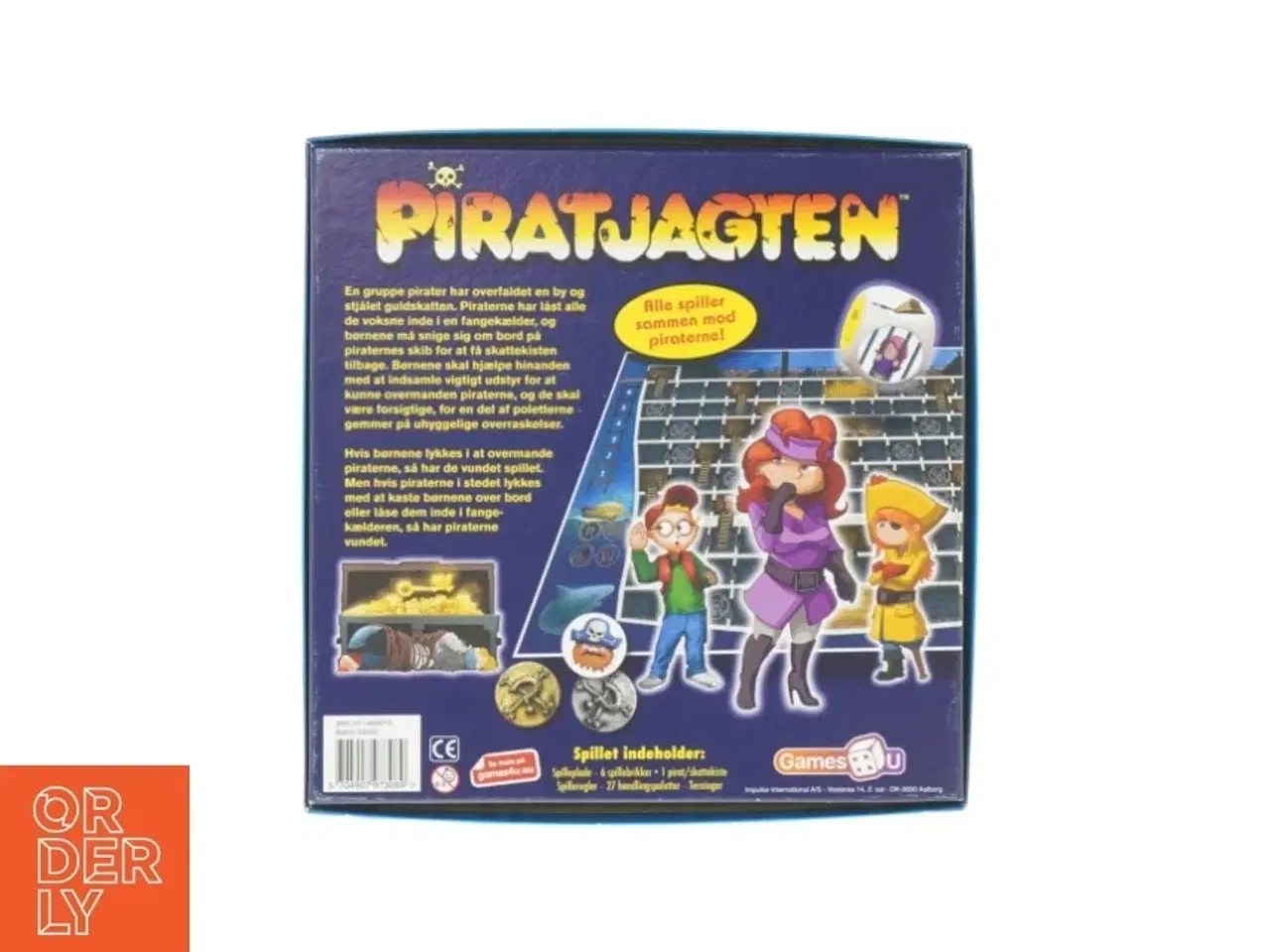 Billede 3 - Piratjagten brætspil (str. 25 x 25 x 6 cm)