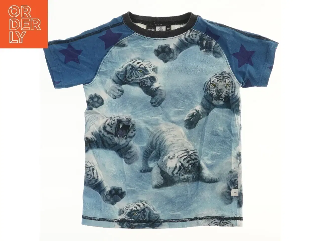 Billede 2 - Børne T-shirt med tigerdesign fra Molo (str. 110)