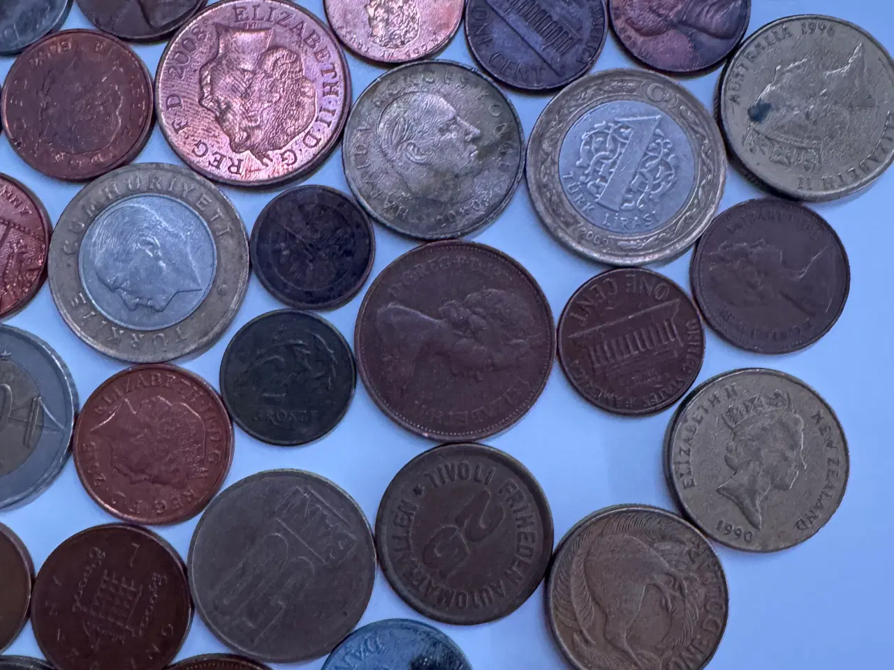 Billede 4 - Danske og udenlandske mønter