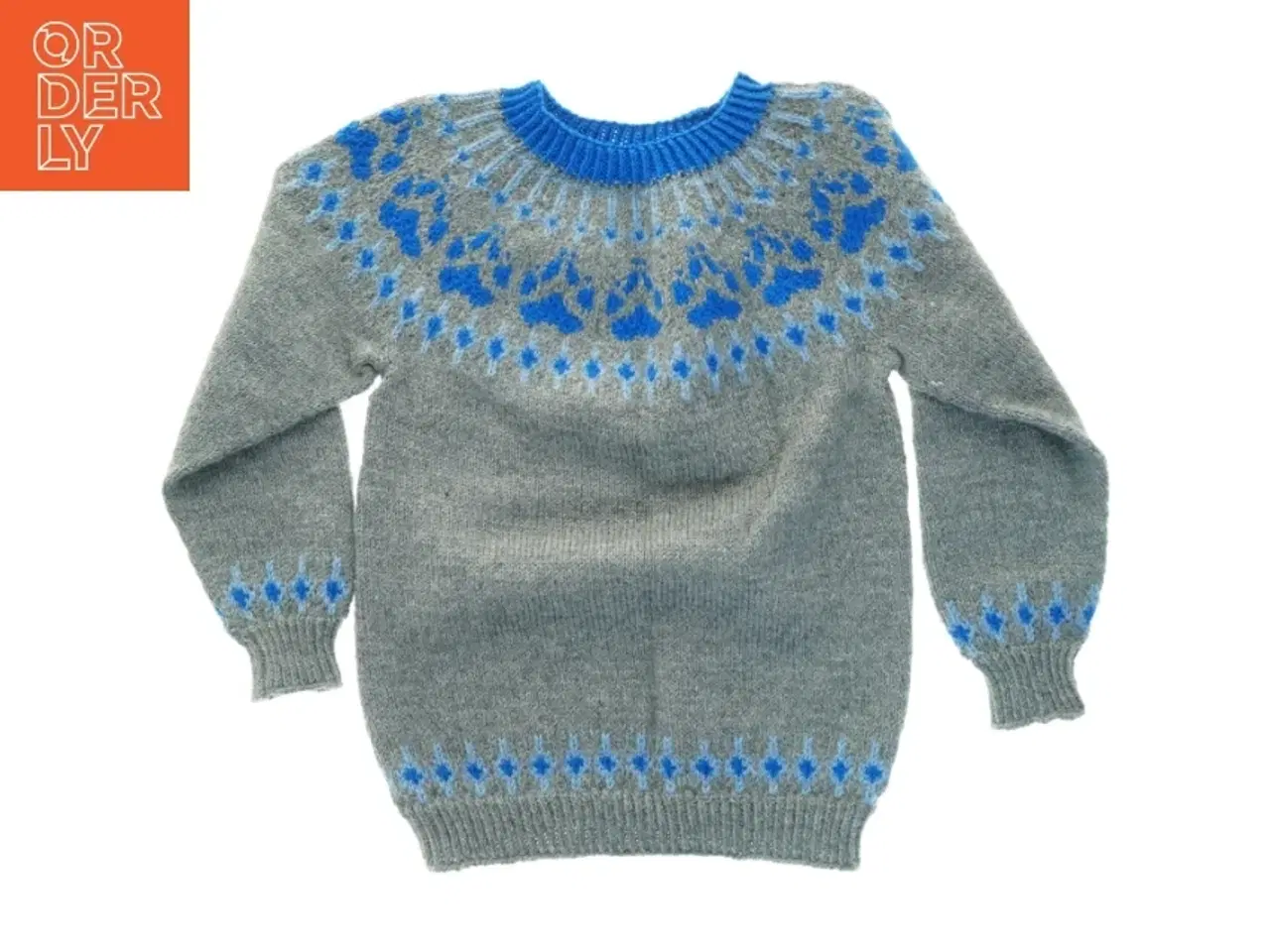 Billede 1 - Strikket sweater (str. 40 x, 54 cm ærme 39 cm)