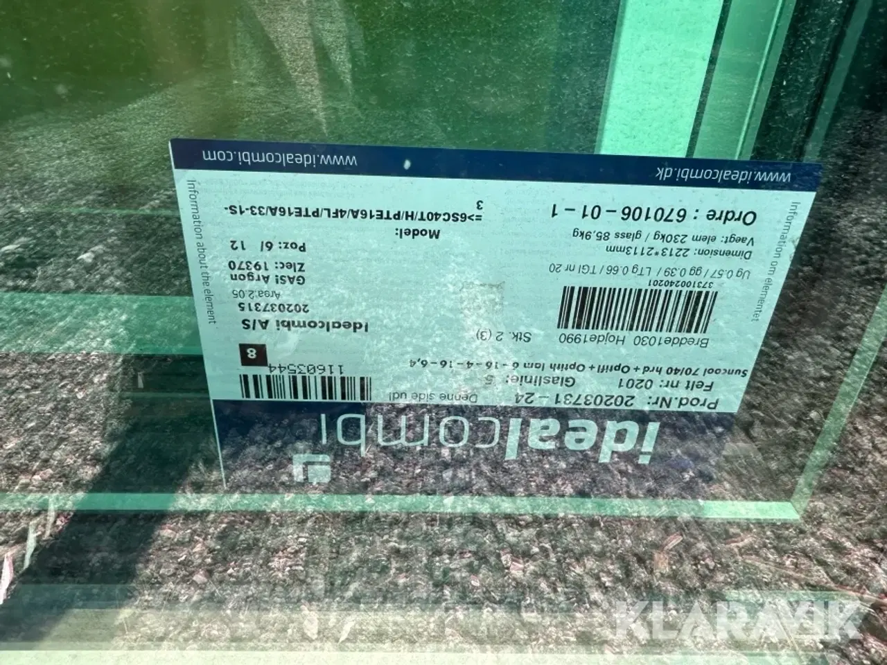 Billede 5 - Skydedør Idealcombi 1 styk.