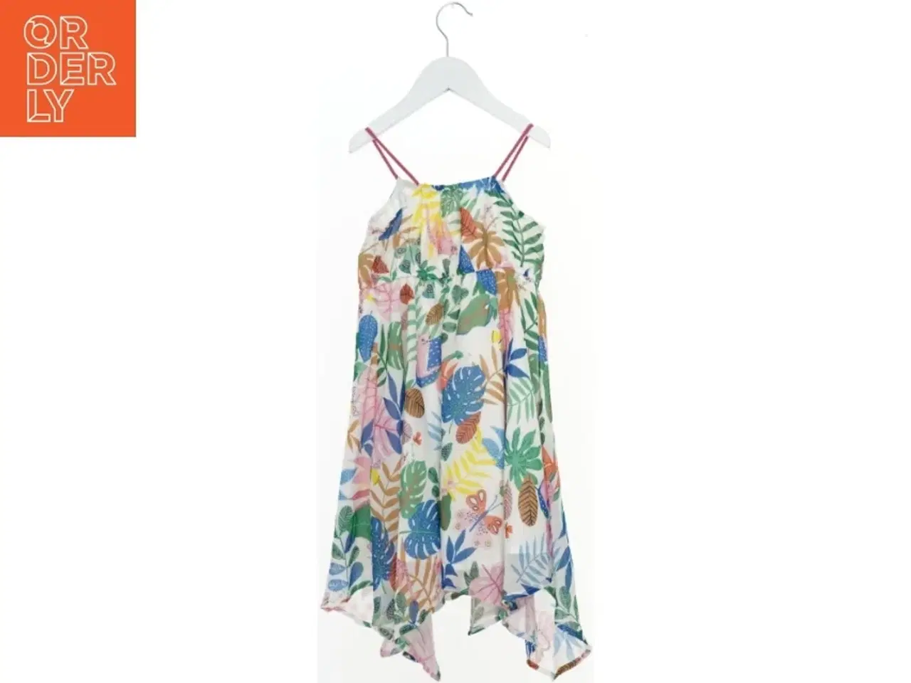 Billede 2 - Sommerkjole med bladmønster fra H&M (str. 98)