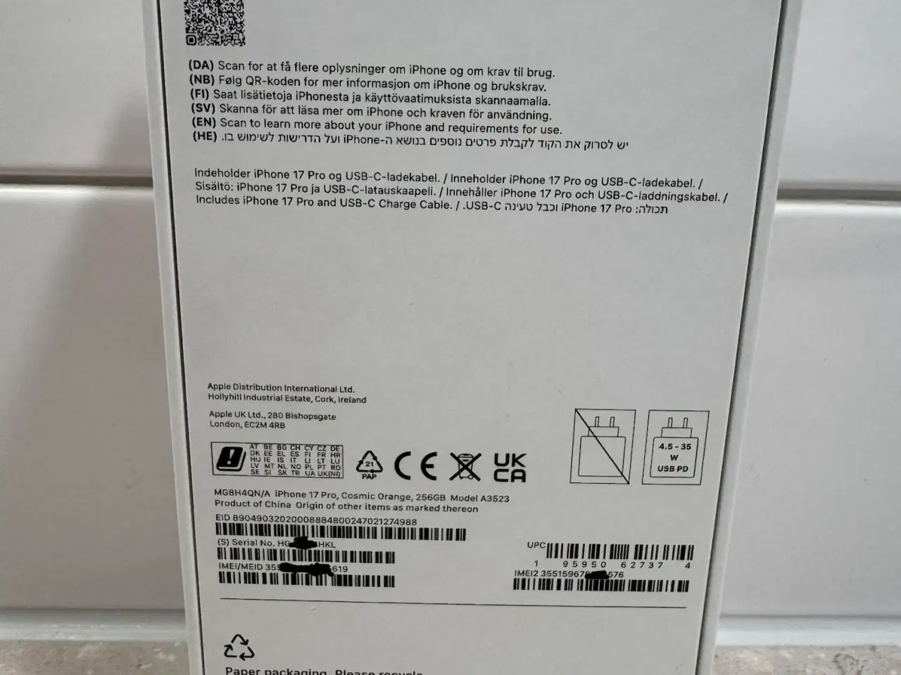 Billede 2 - iPhone 17 PRO NY & UÅBNET