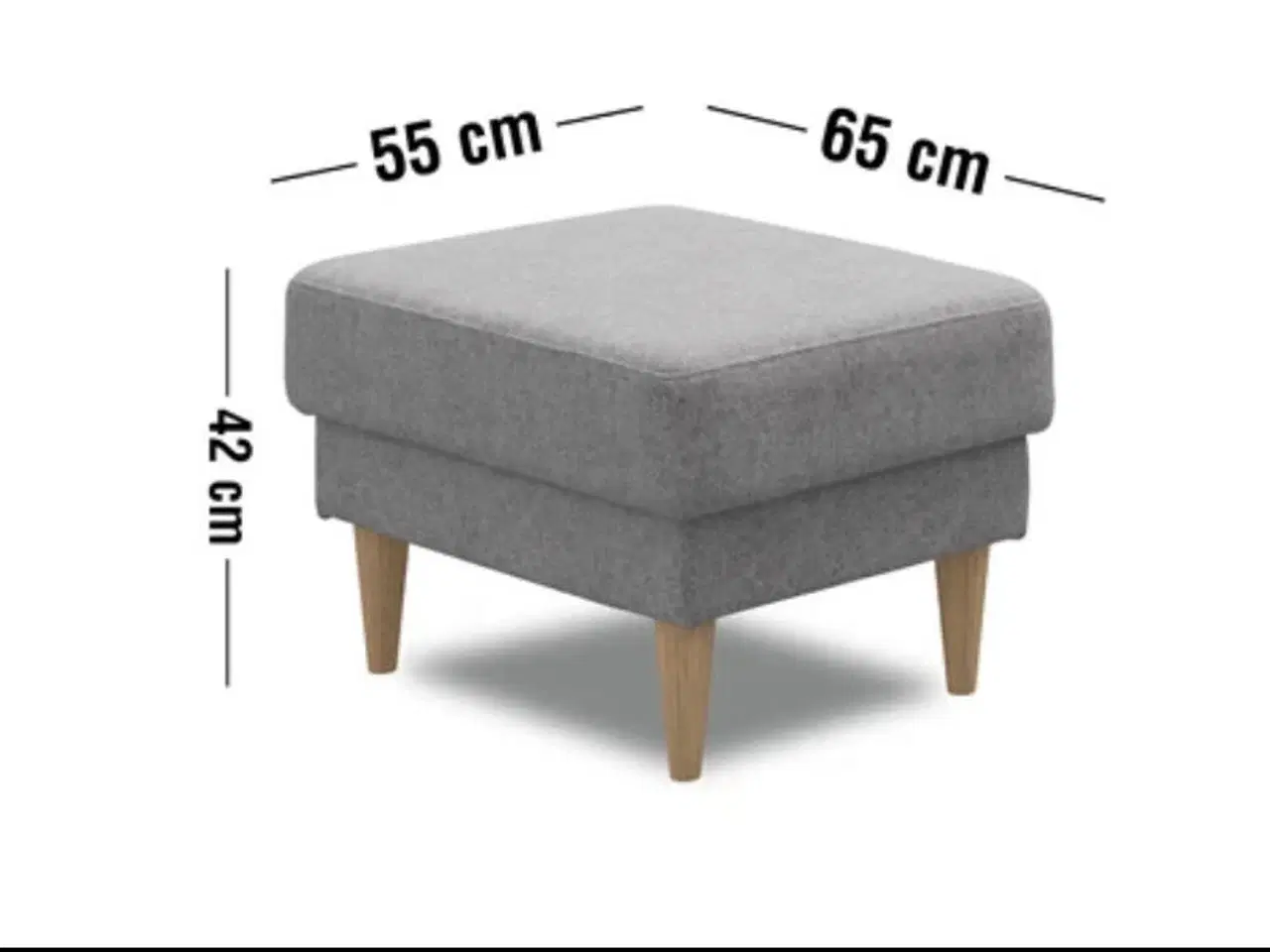 Billede 7 - 3 personers sofa, og en sofaskammel