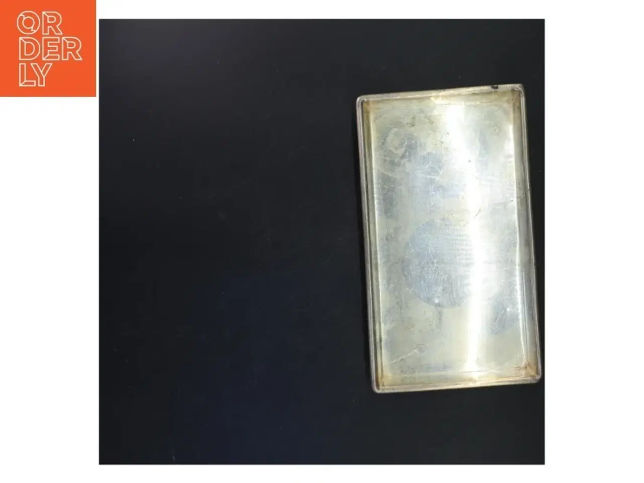 Billede 2 - Rektangulært metalfad (str. 27x17x4 cm)