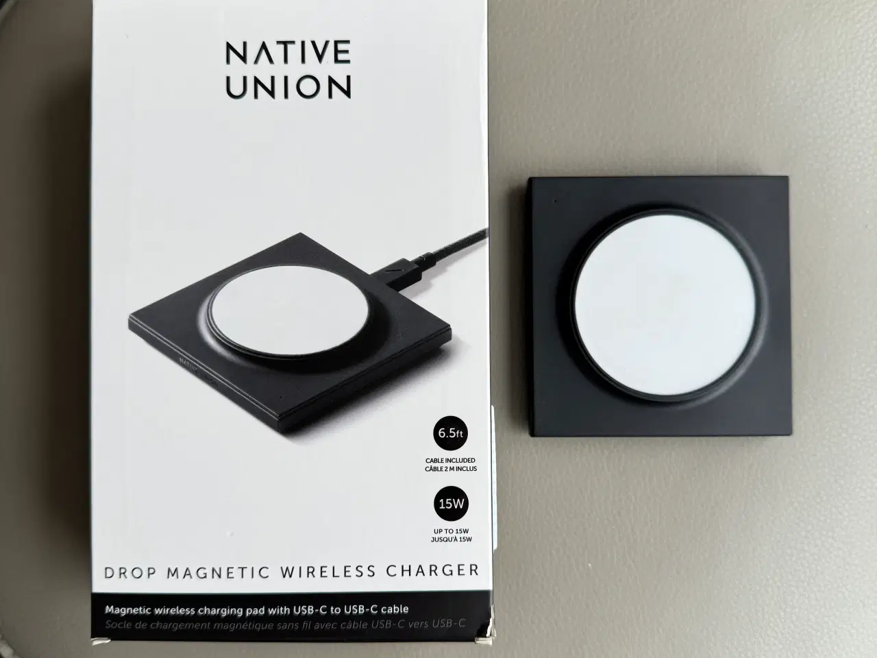 Billede 1 - Magsafe Trådløs Oplader Charger iPhone Samsung