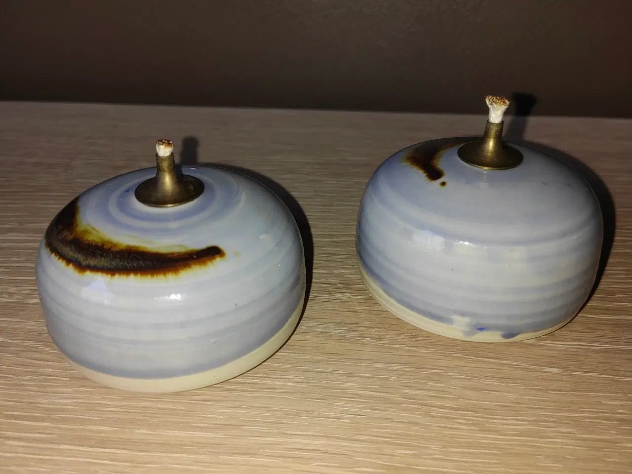 Billede 1 - 2 flotte keramik olielamper