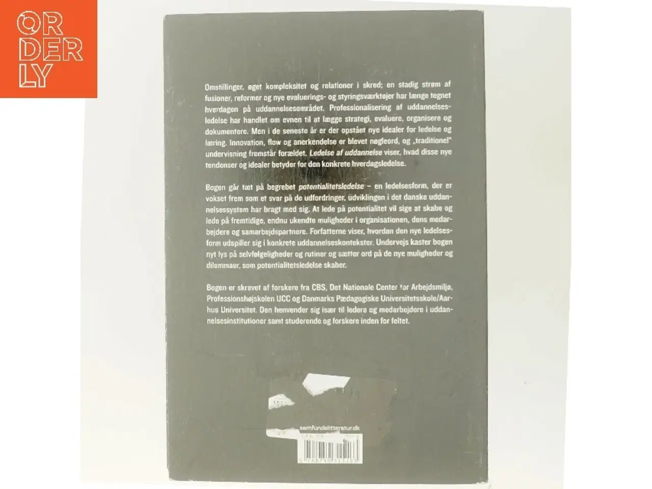 Billede 3 - Ledelse af uddannelse : at lede det potentielle (Bog)