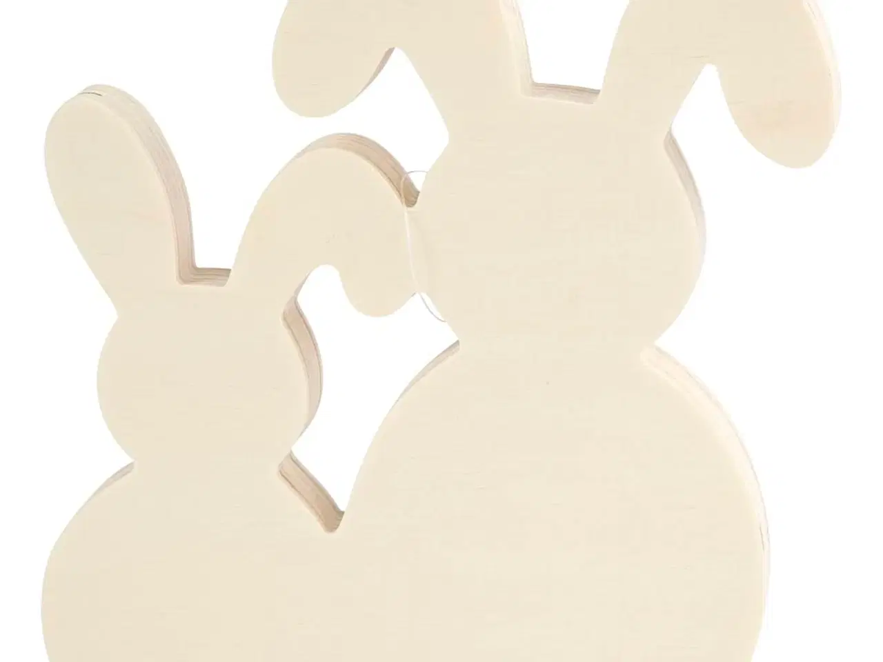 Billede 1 - Harer , H: 17 cm, B: 16 cm, tykkelse 2 cm, 1 sæt