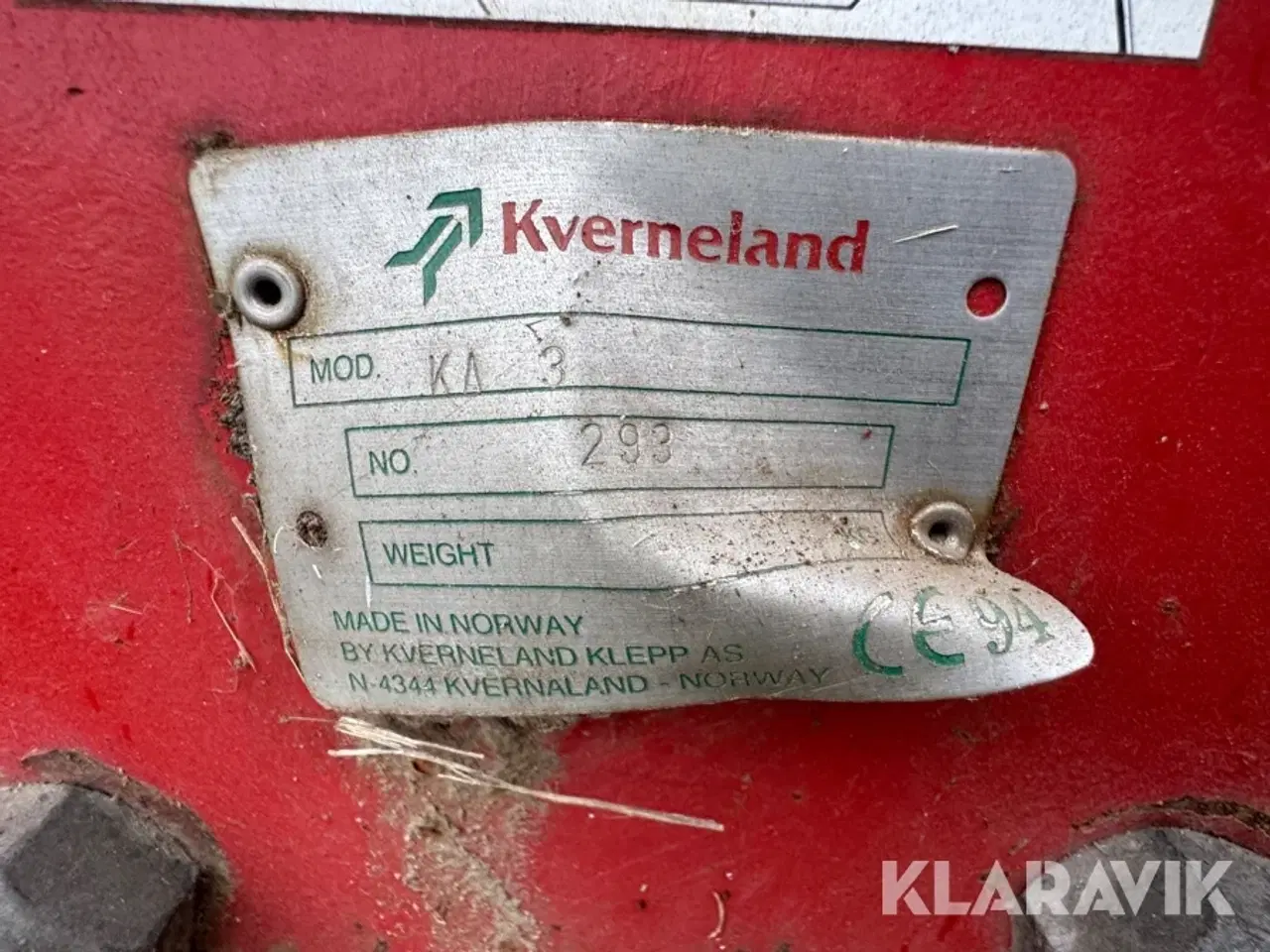 Billede 5 - Grubber Kverneland KA 3