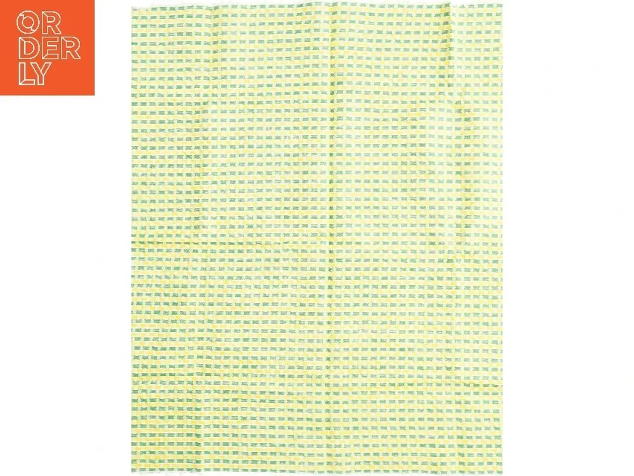 Billede 3 - Ternet bomulds tekstil (str. 73. x 73 cm)