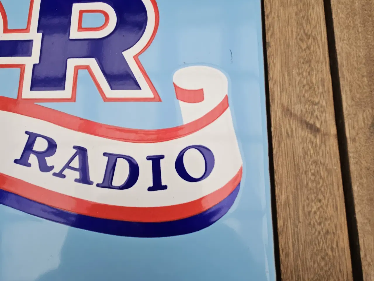 Billede 4 - Emaljeskilt To-R Danmarks Radio 