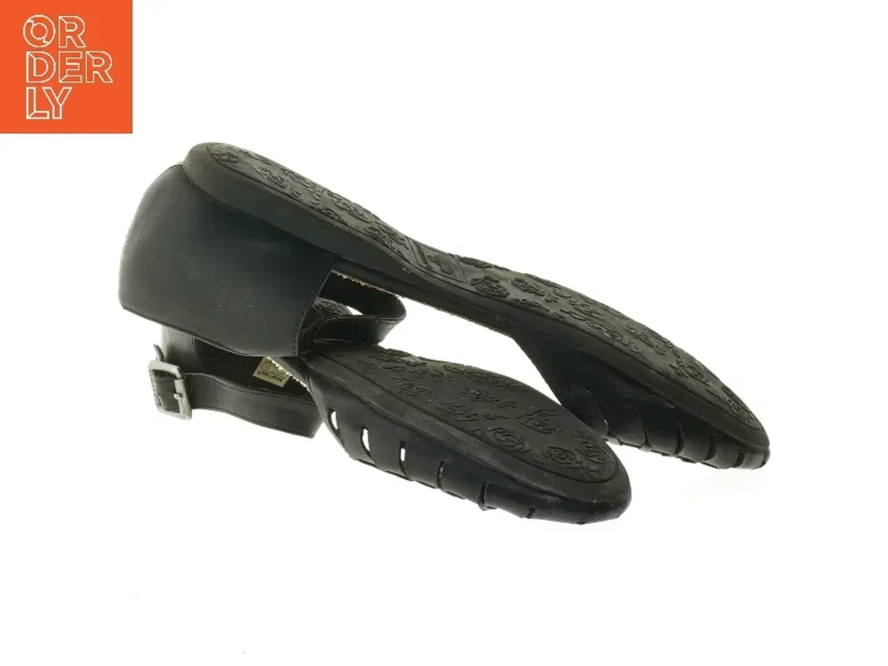 Billede 4 - Brugte damesandaler med blomsterprint (str. 40)