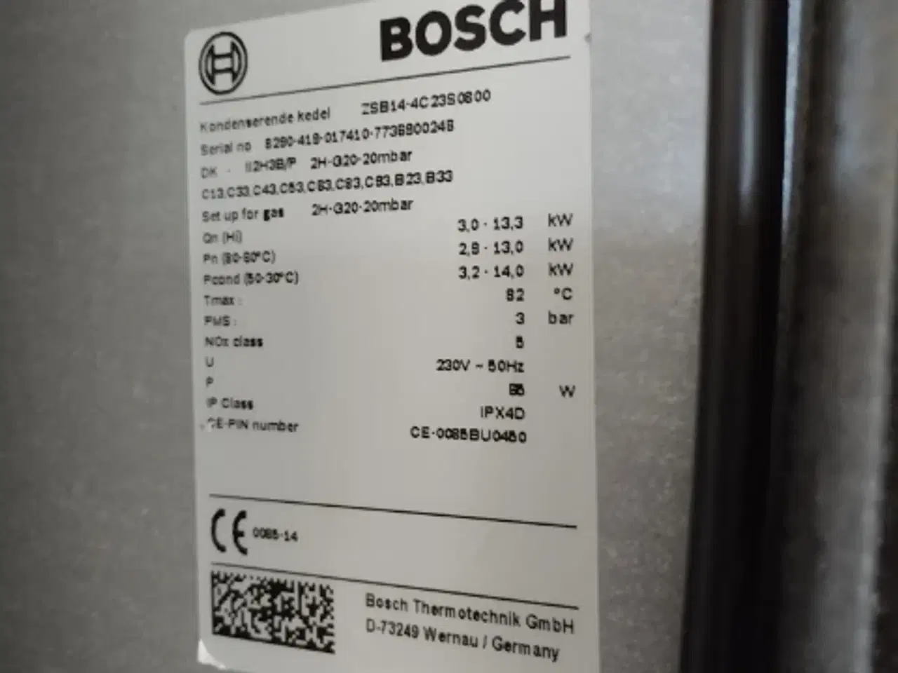 Billede 3 - Bosch gaskedel 