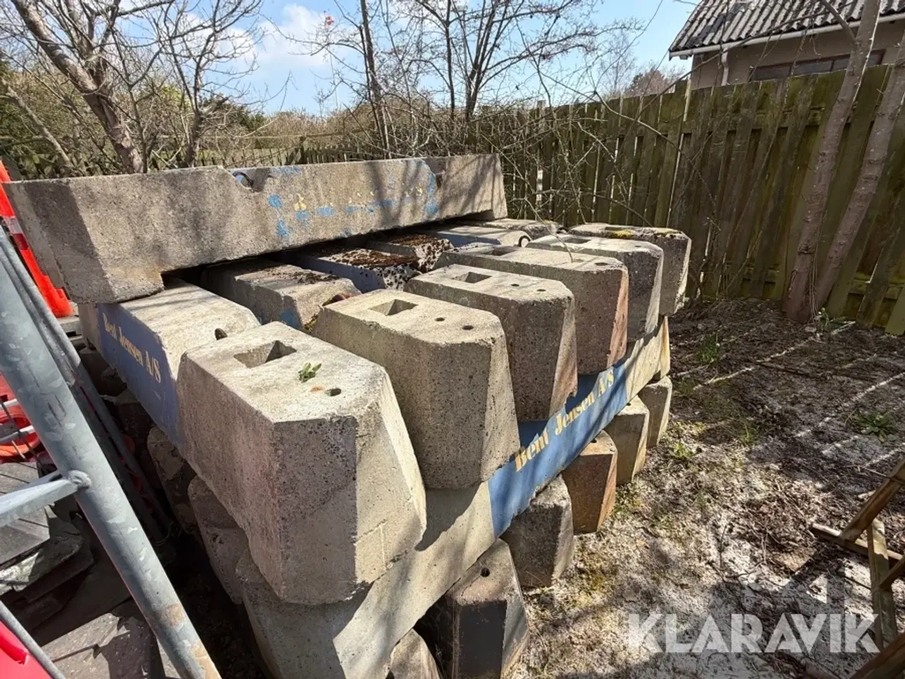 Billede 4 - Betonklodser / støtteklodser 21 styk