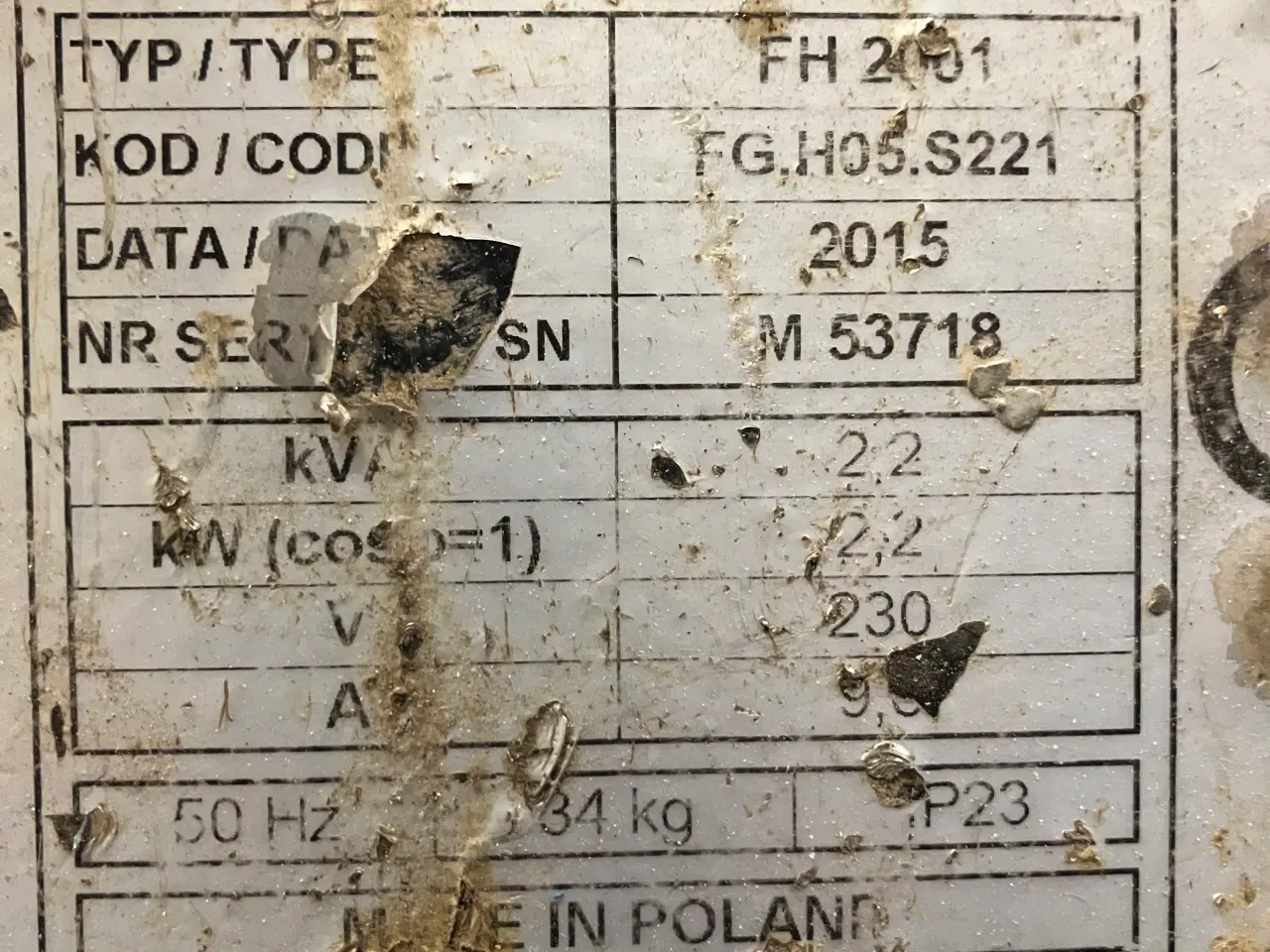 Billede 3 - Byd 2 stk Fogo FH 2001 generatorer