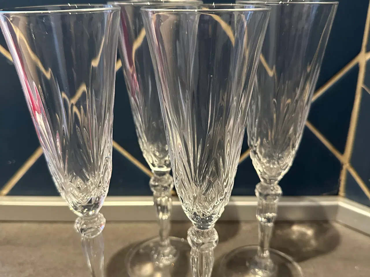 Billede 2 - 8 stk. Lyngby Melodia Champagneglas