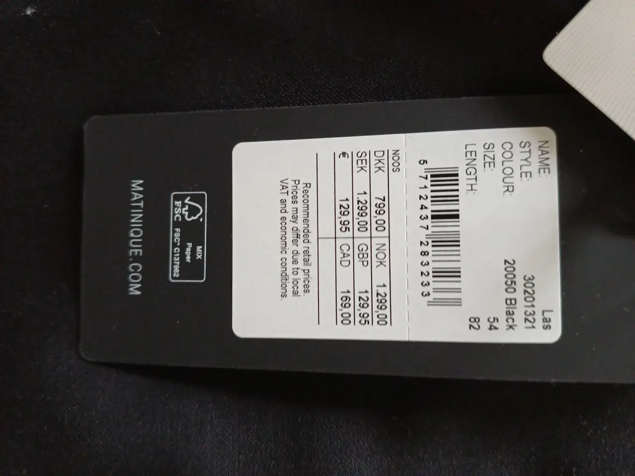 Billede 4 - Jakkesæts bukser str. 54