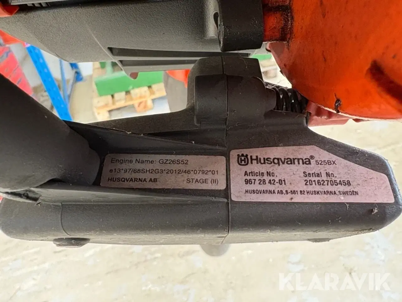 Billede 5 - Løvblæser Husqvarna 525BX