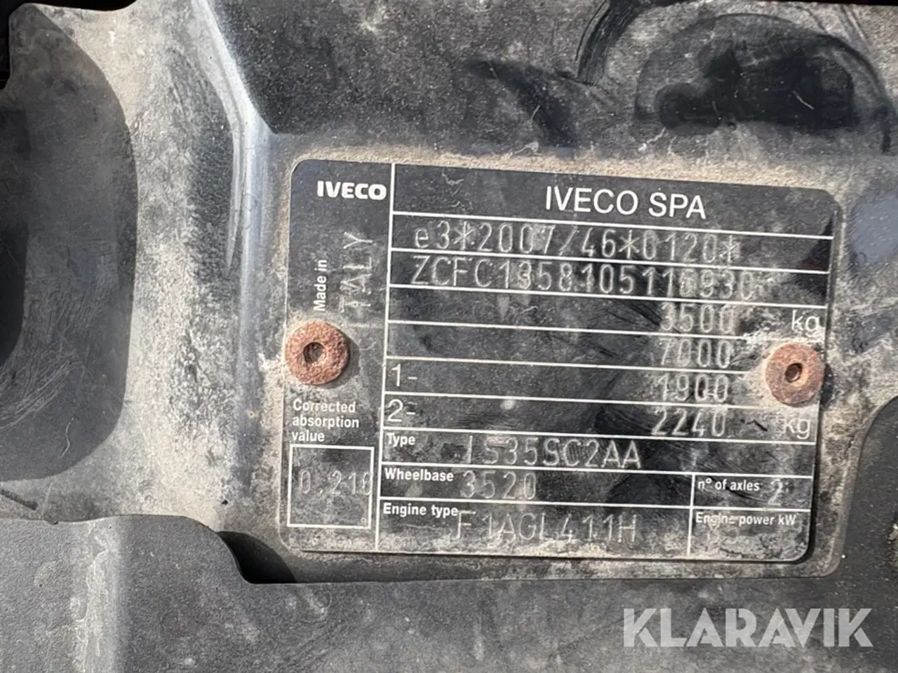 Billede 6 - Varebil Iveco 35S12 2,3D 10,8m3 aut.