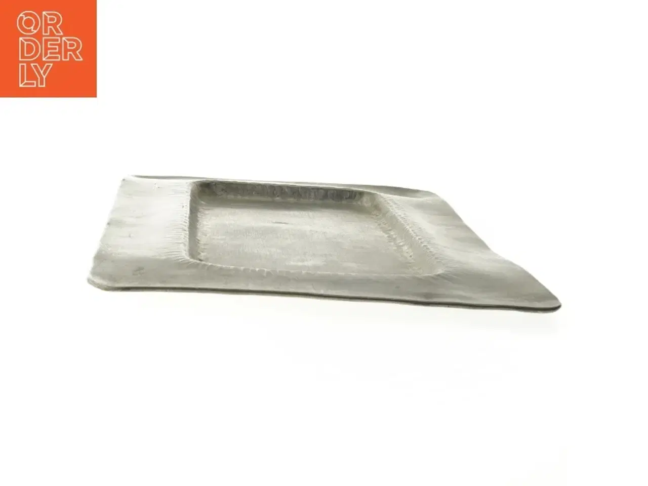 Billede 3 - Rektangulært metalfad (str. 40x26 cm)