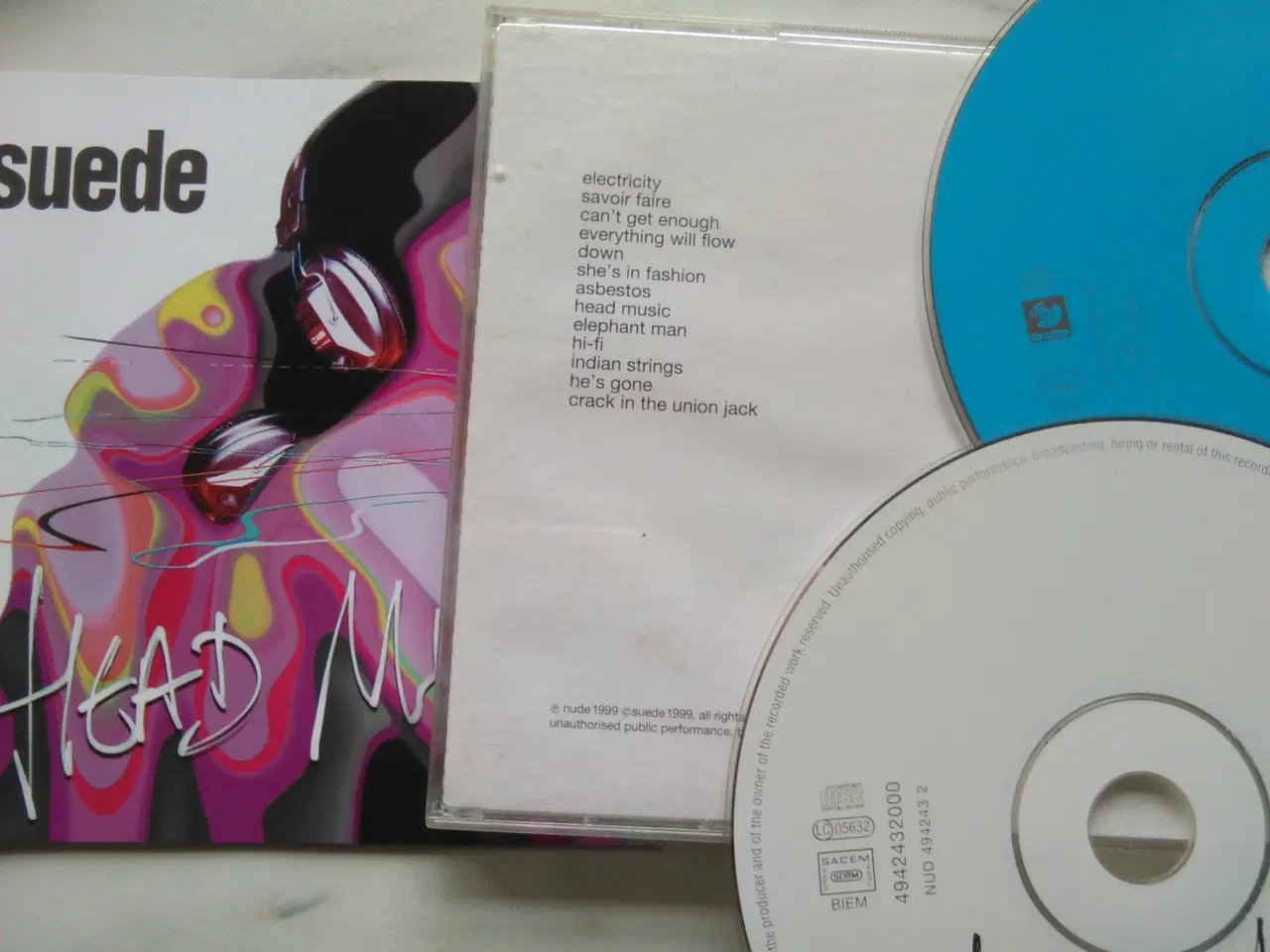 Billede 2 - Suede: Head music CD + DVD 