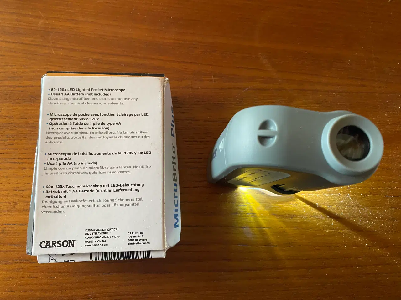 Billede 2 - Carson MicroBrite 60x-120x Lommemikroskop