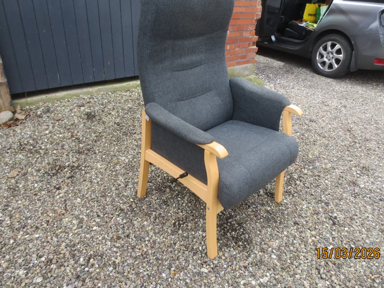 Billede 2 - 1 stk Hjort Knudsen Otiumlænestol 