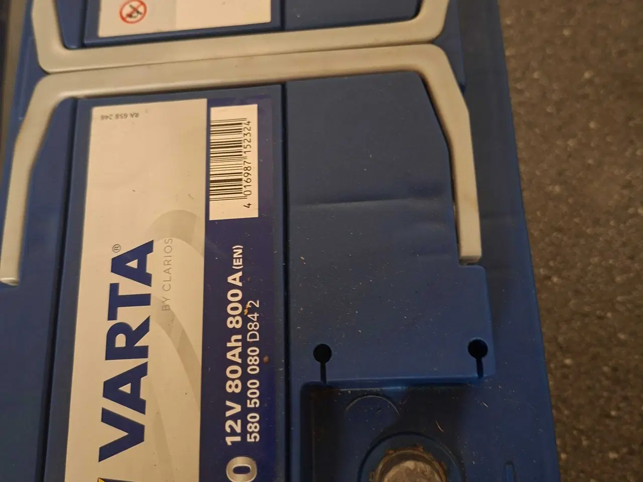 Billede 2 - Bilbatteri - VARTA Blue Dynamic EFB N80 - 580 500 