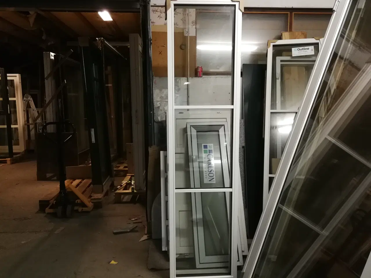 Billede 1 - 2 NYE FASTKARM 52,3x210,8, 3LAGS GLAS KR 1.900/STK