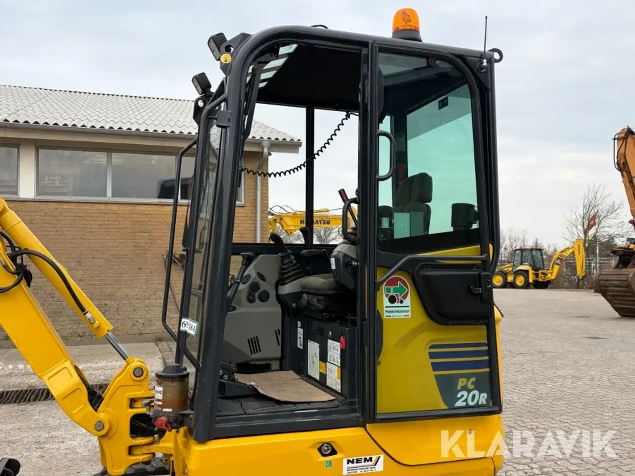 Billede 7 - Minigraver Komatsu PC 20 R-5 med skovlpakke