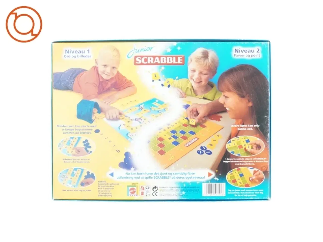 Billede 2 - Scrabble junior fra Martell Games (str. 36 x 26 cm)