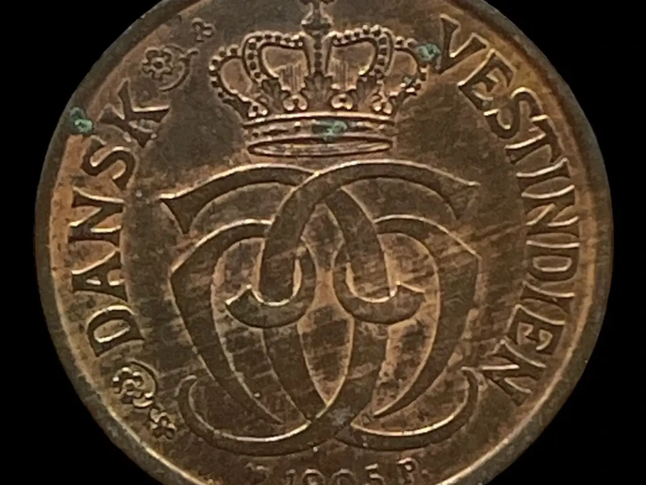 Billede 1 - 2,5 bit/0,5 cent 1905 Dvi