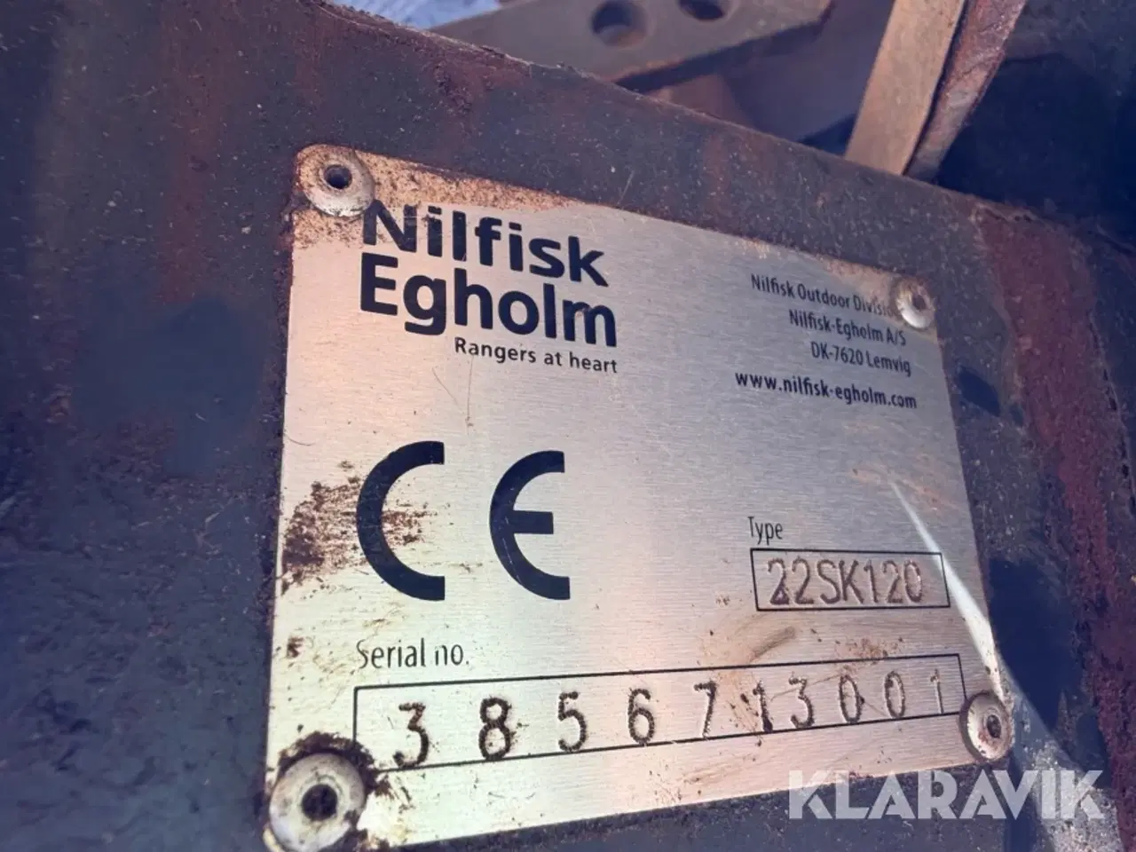 Billede 6 - Hydraulisk kost Nilfisk-Egholm 225SK120