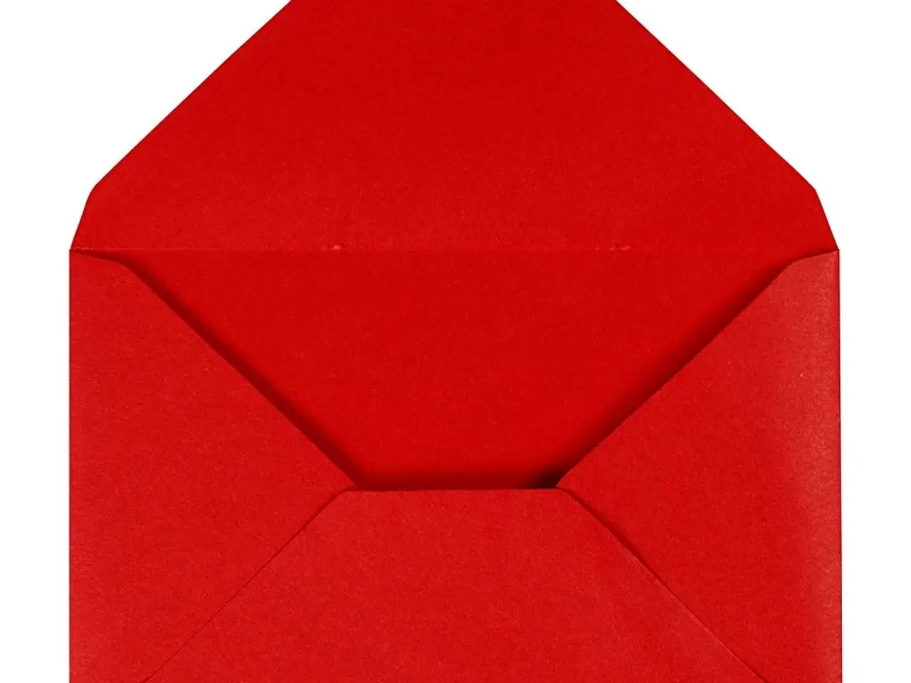 Billede 1 - Kuvert, kuvert str. 11,5x16 cm, 110 g, rød, 10stk./ 1 pk.