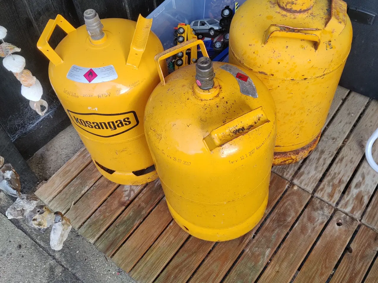 Billede 1 - gas flasker