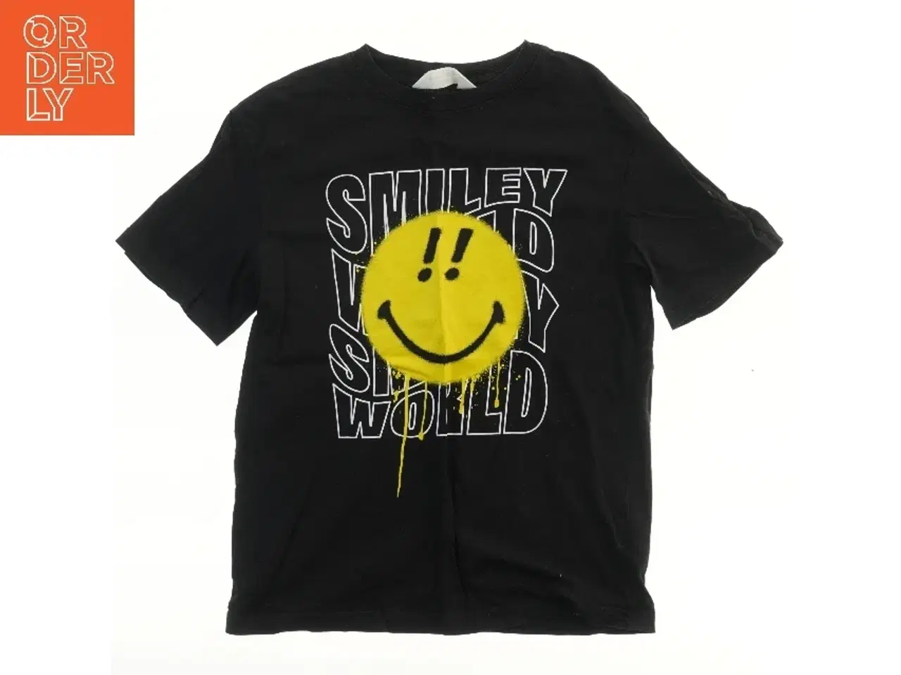Billede 1 - T-shirt med Smiley-tryk fra H&M (str. 152)