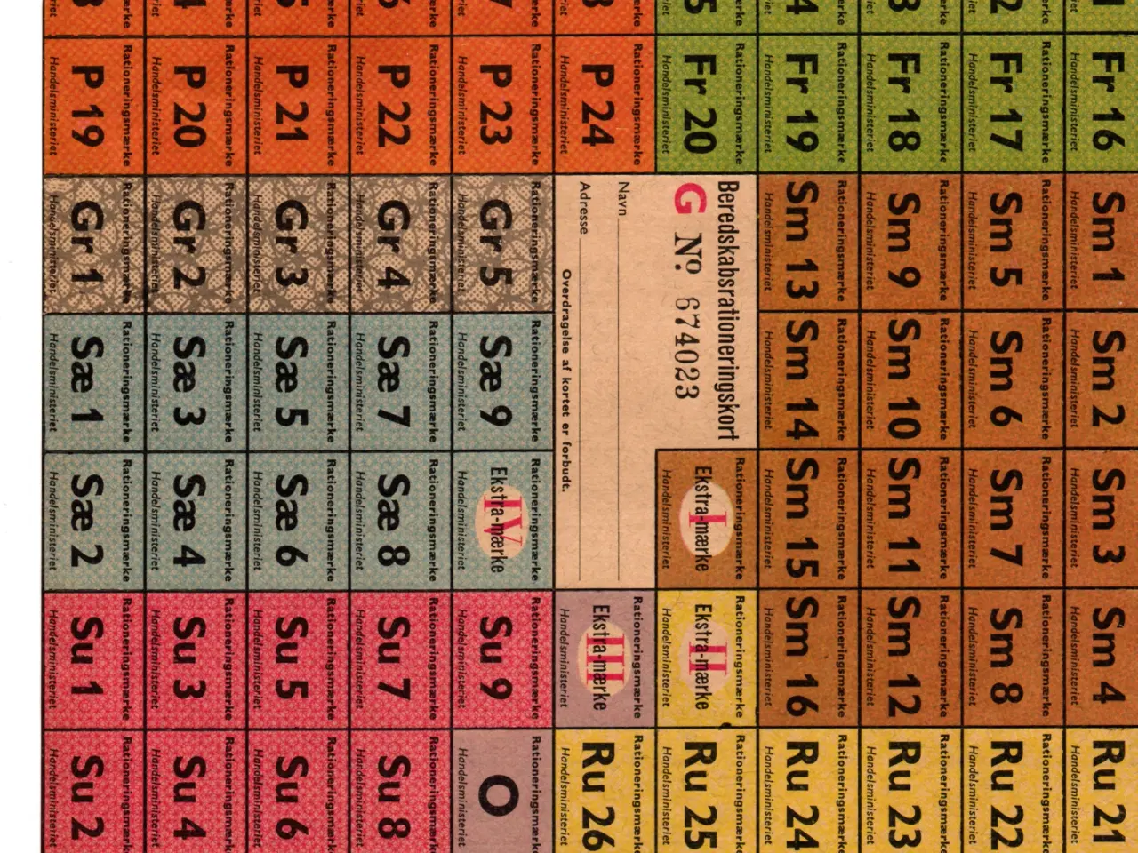Billede 3 - Rationeringsmærker 1-2 verdenskrig