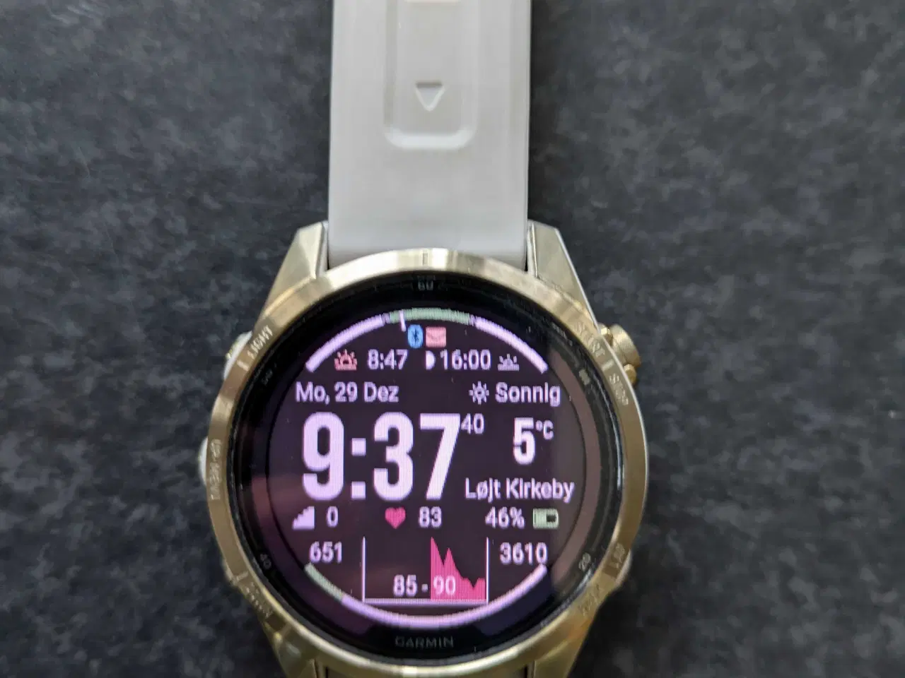 Billede 1 - Garmin Fenix 7 S Pro Sapphire Solar