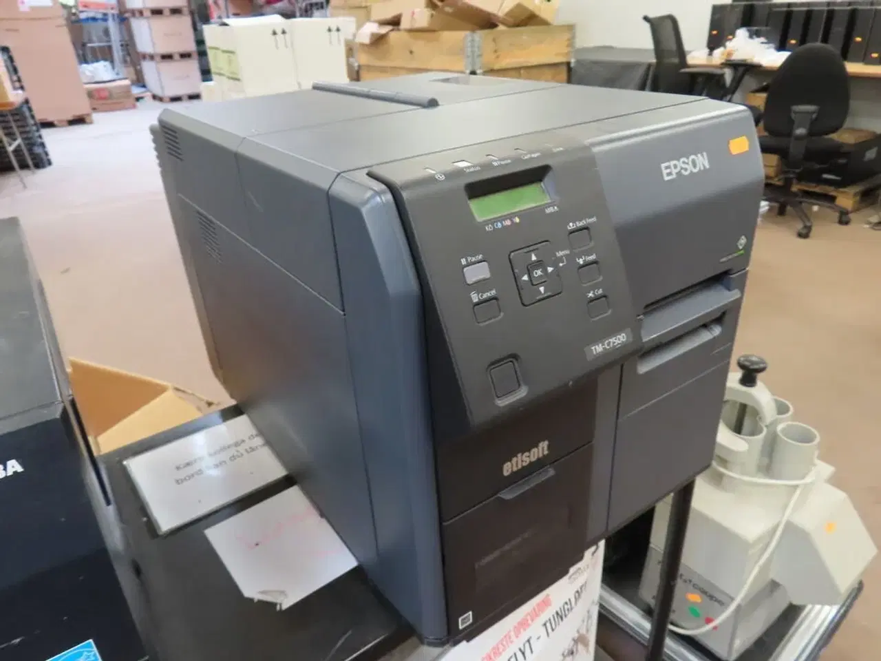 Billede 4 - Labelmaskine, EPSON TM-C7500