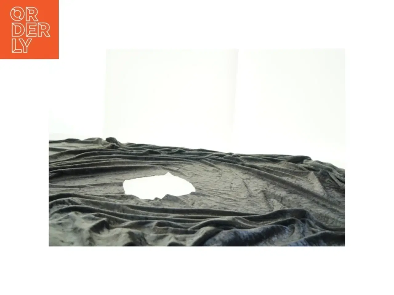 Billede 3 - Gråt velour stof (str. 160 x 176 cm)