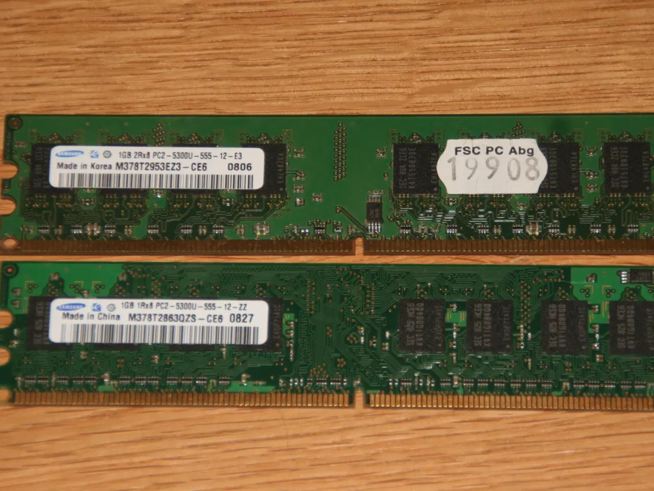 Billede 1 - RAM, 2 stk. a 1Gb