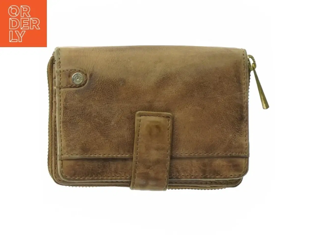 Billede 1 - Læderpung fra Depeche Eu (str. 14 x 11 cm)