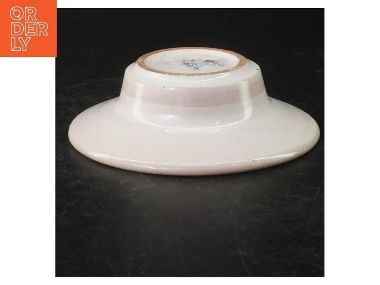 Billede 2 - Håndmalet fajance tallerken fra Hedebo (str. Ø. 15 cm)