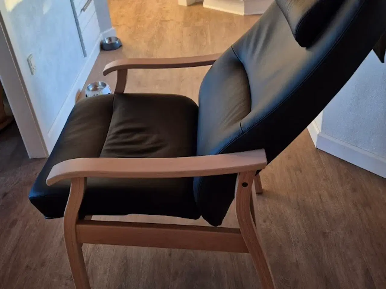Billede 2 - Otiumlænestol i ægte læder
