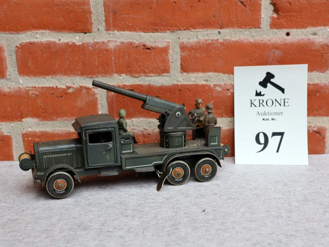 Billede 1 - Gl Tippco Flak LKW blikbil fra sidst 1930erne.